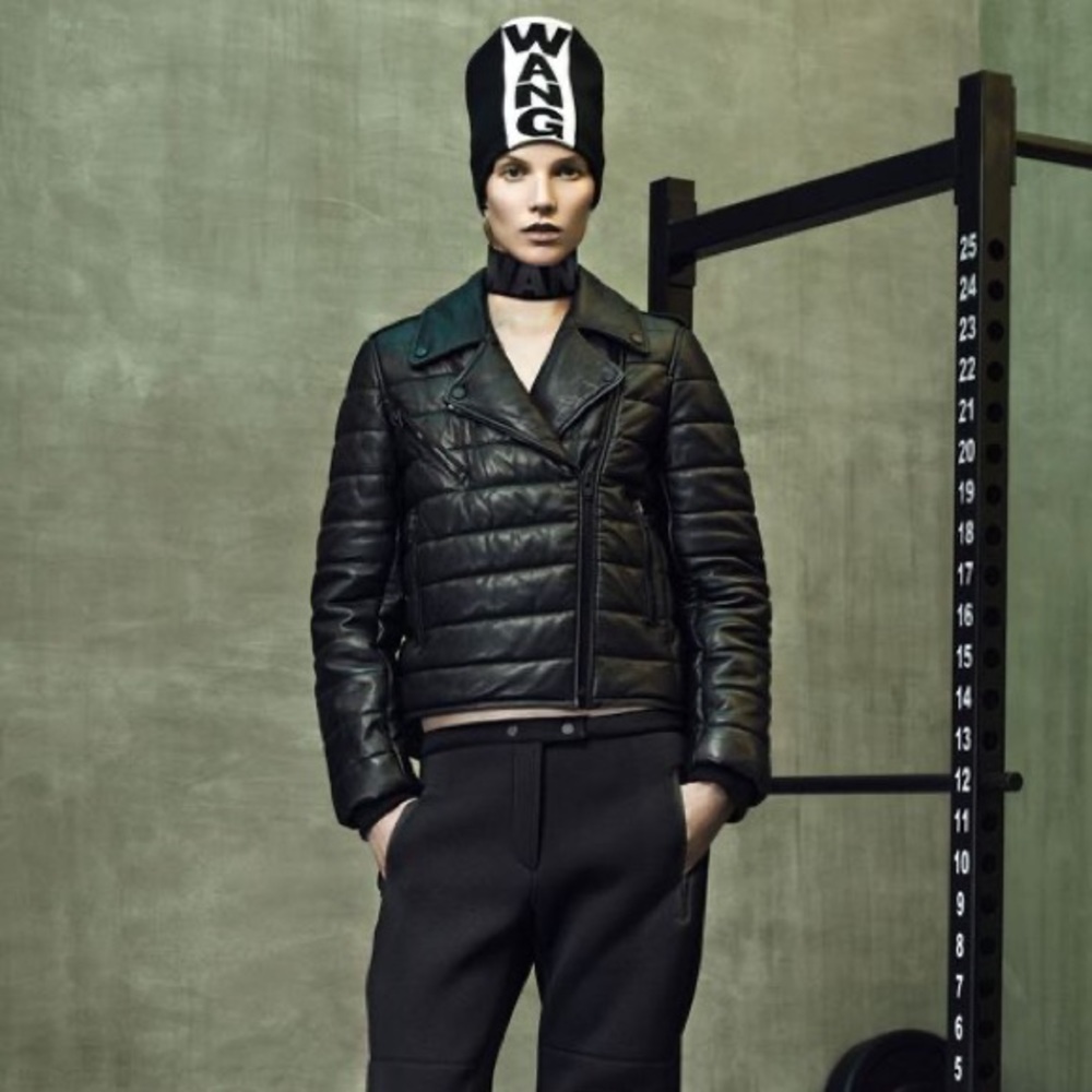 Women’s leather jacket by Alexander Wang x H&M